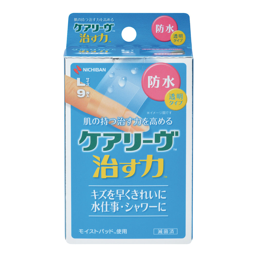 Careleave Healing Power Waterproof Type L Size 9 Sheets CNB9L 1 Box (9 Sheets)