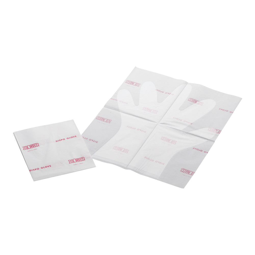 シンガーディスポーザブル手袋(滅菌済) M 100枚入 EVA0420NE-TB 1箱(100枚入)