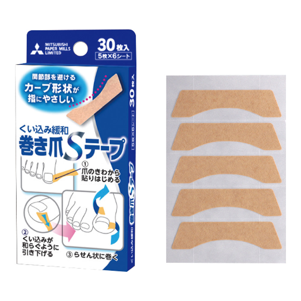 Ingrown Nail S Tape 5pcs x 6 sheets 4403091 1 box (5pcs x 6 sheets)