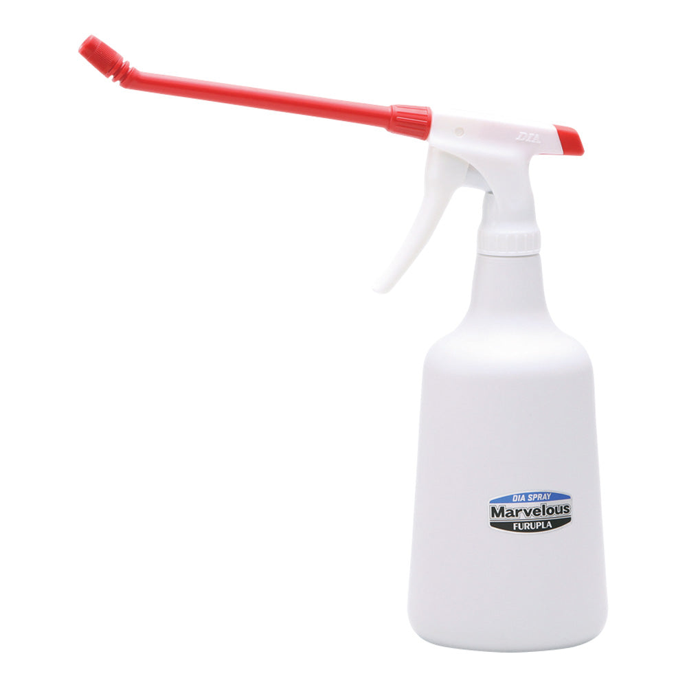 마베라스(알칼리계 내용용 스프레이 보틀) 레드 18 cm각도 롱 노즐 1000mL No.4558-33 1개