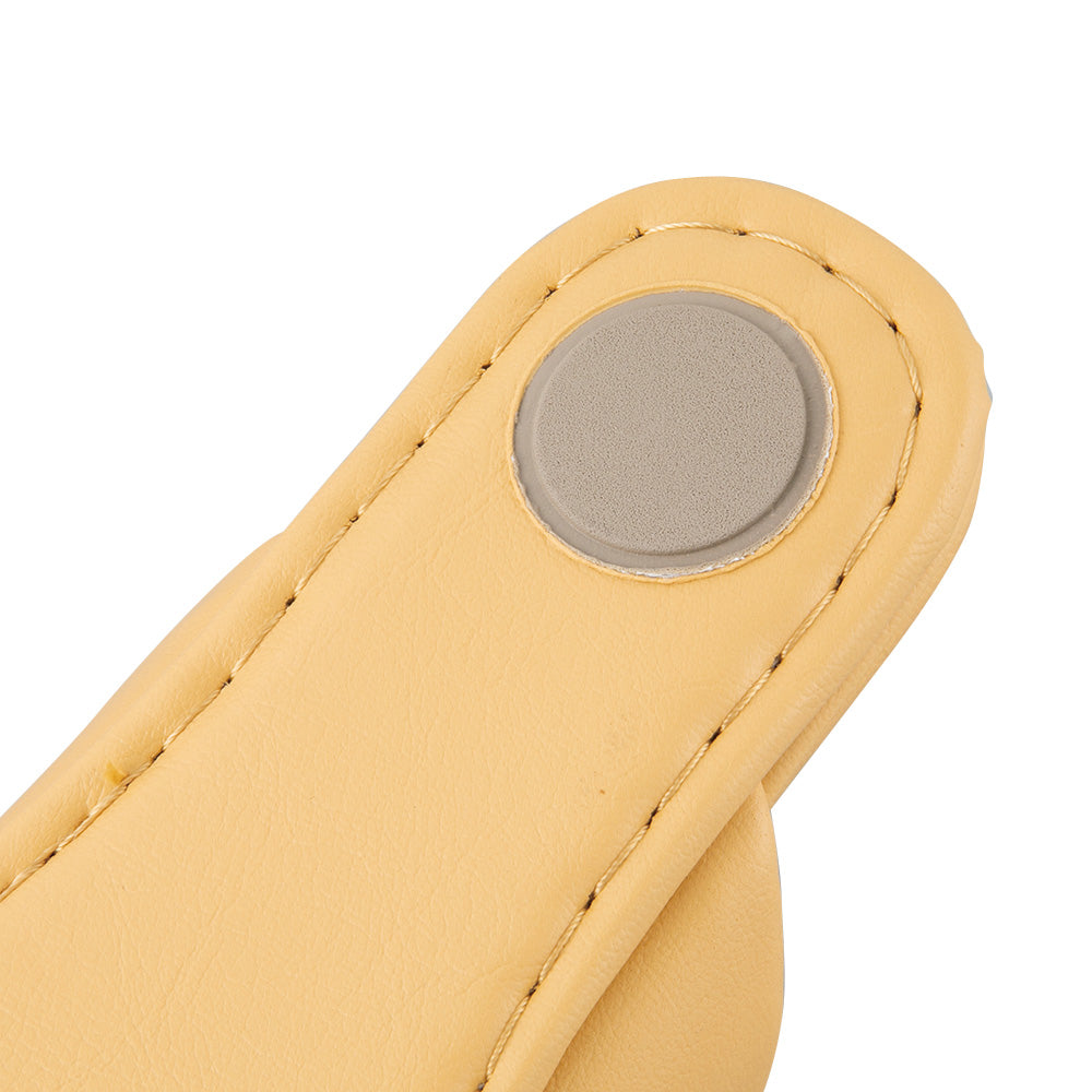 시보나시 가죽 스타일 슬리퍼 (어린이 용) 옐로우 5 발 입 564069 1 팩 (5 발 입)