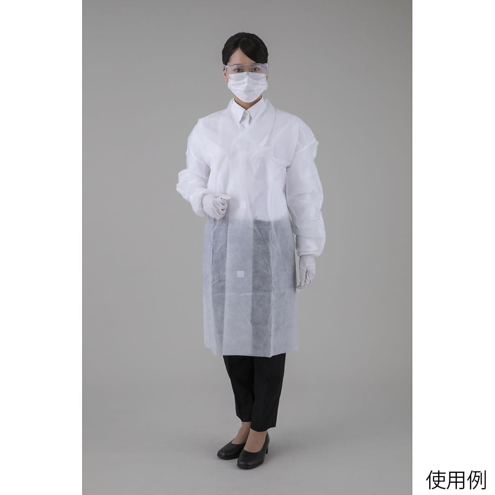 ディスポ実験着セットLL 保護メガネ付 1セット