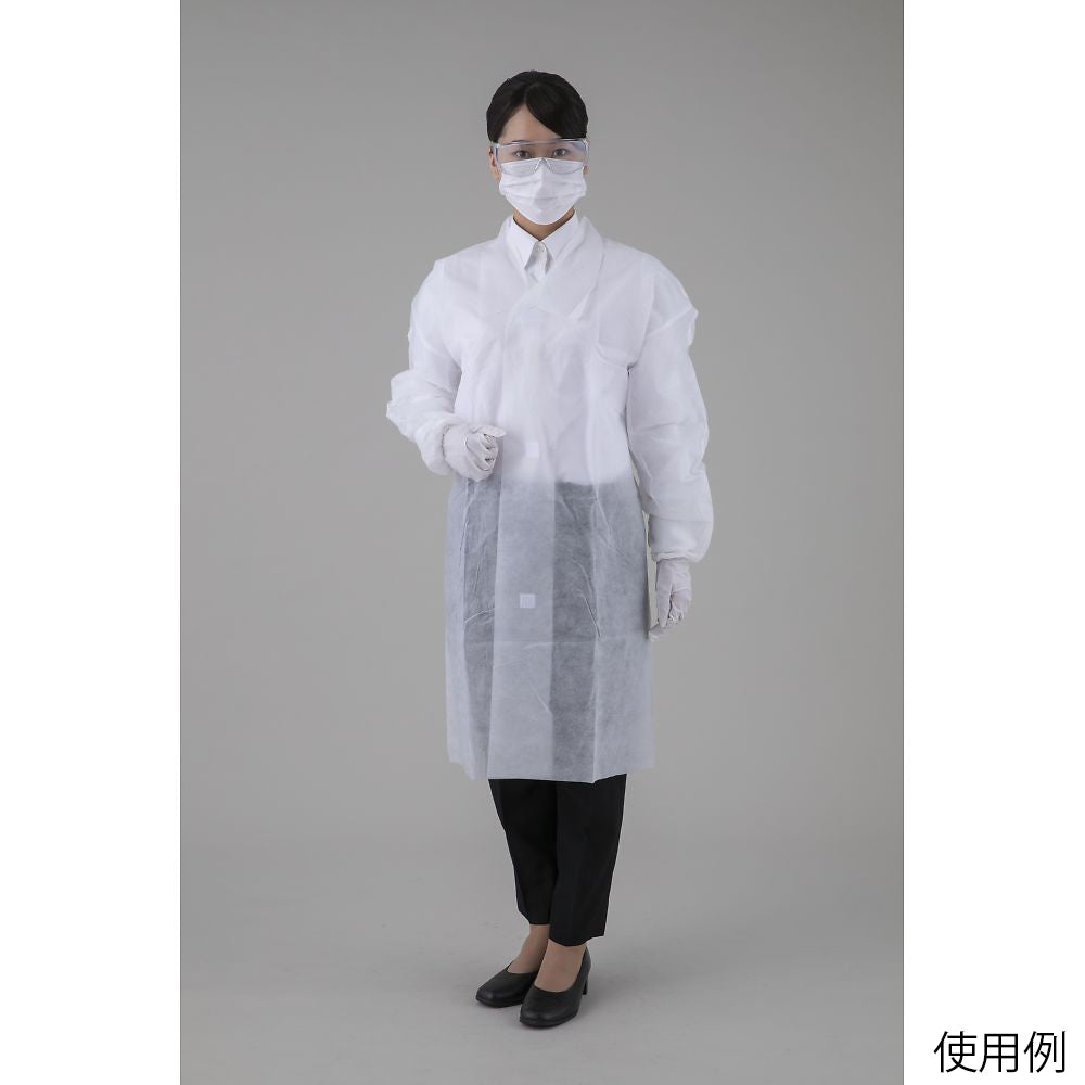 ディスポ実験着セットL 保護メガネ付 1セット