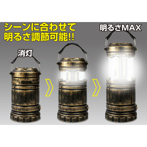 大進 懐中電灯にもなるLEDランタンゴールド DLB-005LTDG 1 台