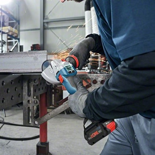 보쉬 18V 무선 디스크 그라인더 + 배터리 2개 충전기 세트 GWS18V-10SC4HSET2 1 S