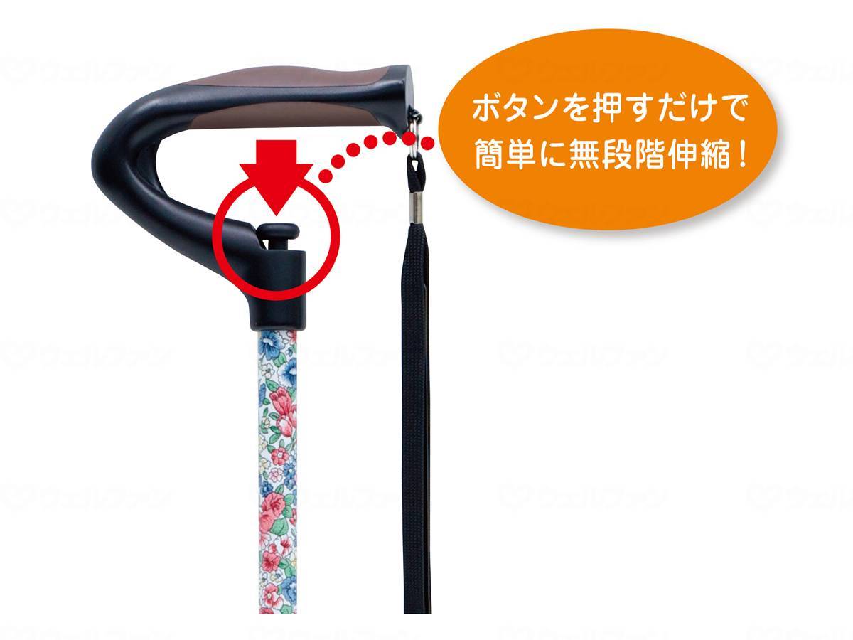 Action Japan Kobe Steel Flower Pattern White