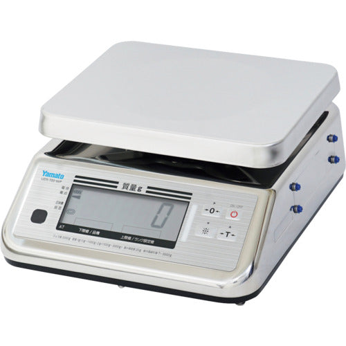 YAMATO Fully waterproof digital scale with top pan UDS-700-WPK-3 Weighing capacity 3kg (Class 2) UDS-700-WPK-3-A2 1 unit