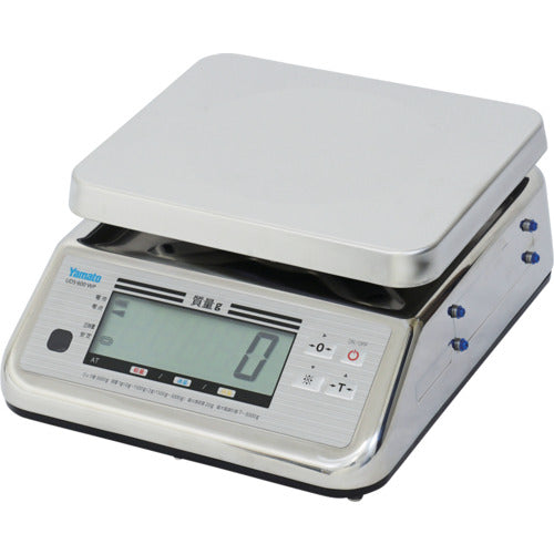 YAMATO 完全防水型デジタル上皿はかり UDS−600−WPK−3(6区) UDS-600-WPK-3-A6 1 台