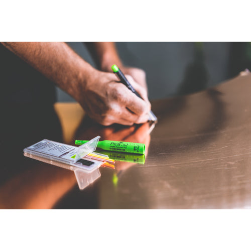 Pika Marker Replacement Lead for Architectural Mechanical Pencil "Dry" 10 Pieces Black 2B Blister Pack 4030SB03 1 PK