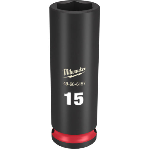 milwaukee SHOCKWAVE IMPACT DUTY 딥 임팩트 소켓 3/8 인치(9.5mm)각 15mm 49-66-6157 1개