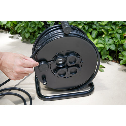 TRUSCO 제너럴 릴 15M 옥외용 ODL-15MBK 1대