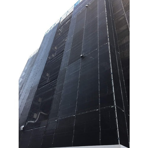 TRUSCO 방염 2류 방염 메쉬 시트 이코노미 1.8mX5.4m 블랙 BM1854-BK 1장