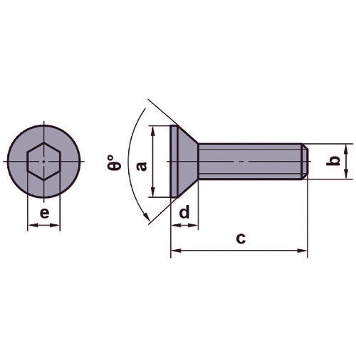 Mitsubishi High Bore Fine Parts Clamp Screw HY-V1 1 piece