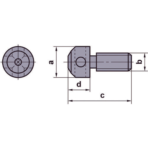 Mitsubishi Cutting Tool Parts Preset Screw KS1S 1 Piece