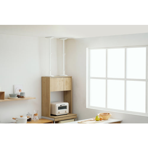 IRIS 202809 Furniture Fall Prevention Telescopic Rod ML Size Set of 2 KTB-50R 1 S