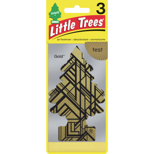 Little Trees LT Air Freshener 3P - Gold LT304 1PK