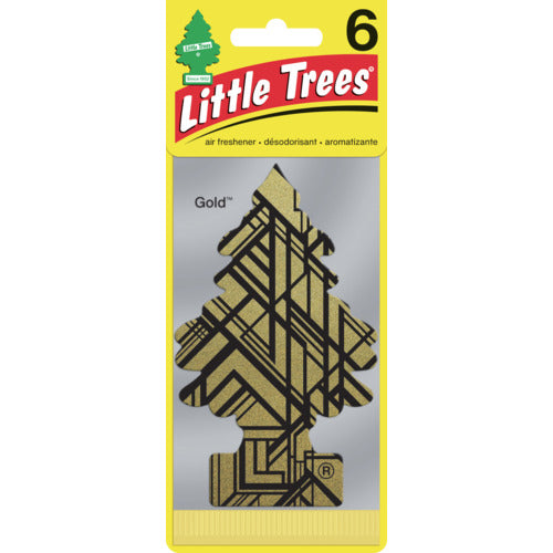Little Trees LT Air Freshener 6P - Gold LT655 1PK