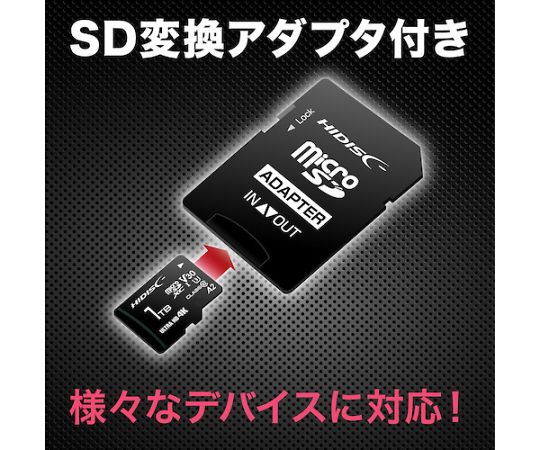 超高速R170シリーズmicroSDXCカード 512GB HDMCSDX512GA2V30PRO 1個