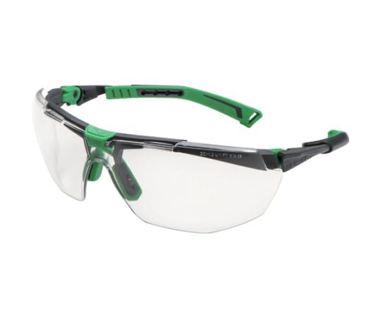 일안형 보호 안경 5X1 메탈 그레이×그린 방담 코팅 첨부 5X1.03.00.00 1개