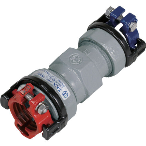 SK카와니시 내외면 피복 강관×염화비관용 이종관 피팅 SKX 소켓 D25×V25 SKX-S-D25XV25 1개