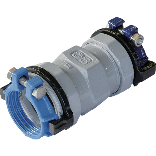 SK가와니시 고밀도 폴리에틸렌관×염비관용 이종관 피팅 SKX 소켓 ISO-P50×V50 SKX-S-ISO-P50XV50 1개