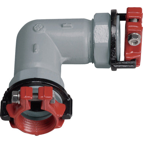 SKカワニシ 内外面被覆鋼管用継手 SKXエルボ D40 SKX-L-D40 1 個