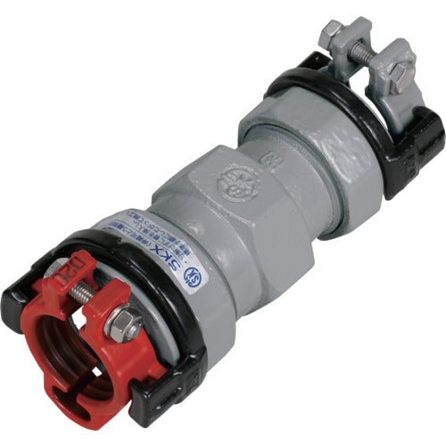 SK 카와니시 내외면 피복 강관×폴리에틸렌관용 이종관 피팅 SKX 소켓 D20×P20 SKX-S-D20XP20 1개