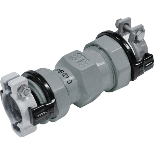 SK가와니시 폴리에틸렌관×일반 배관용 스테인리스강관용 이종관 피팅 SKX소켓 P40×Su40 SKX-S-P40XSU40 1개