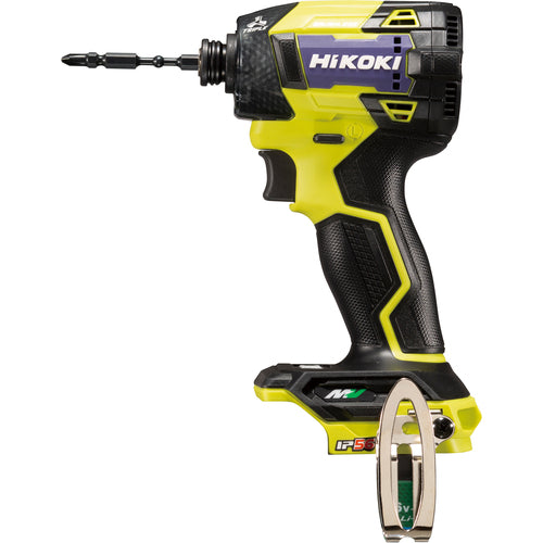 HiKOKI コードレスインパクトドライバ WH36DD 形 スパイダーイエロー 本体のみ WH36DD(NNY) 1 台