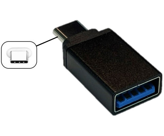 USB typeC to A 변환 어댑터 블랙 TR-UCA001-BK 1개