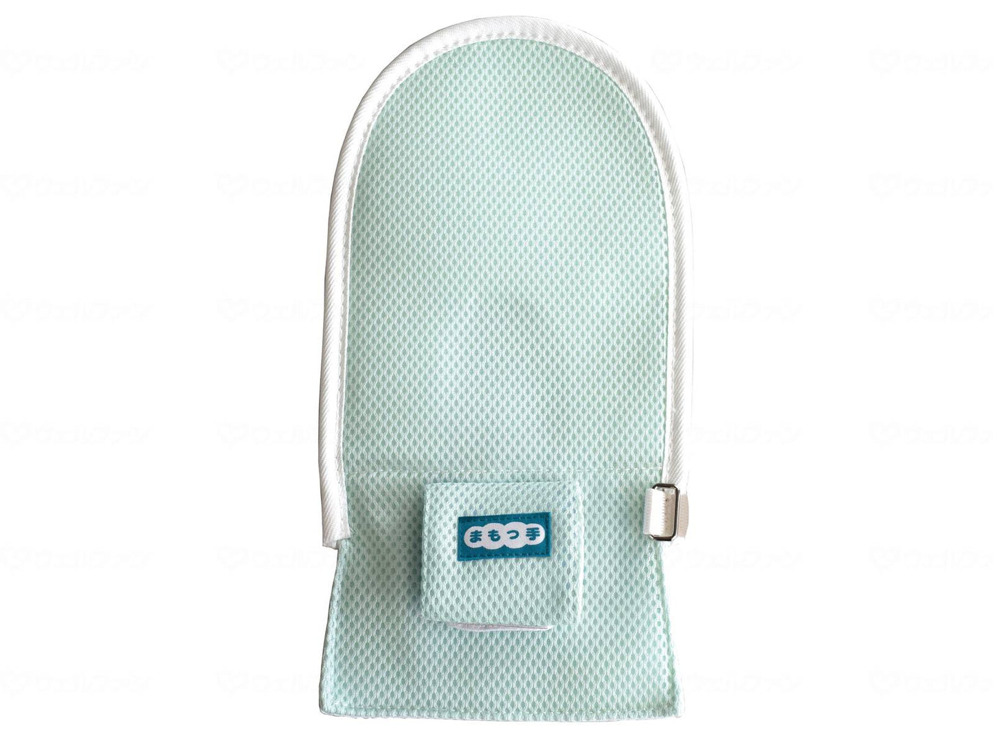 特殊衣料まもっ手 ソフト プッシュボタン グリーン フリー