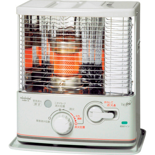 トヨトミ 反射型石油ストーブ 電池レス手回し着火タイプ RS−G2424−W RS-G2424-W 1 台