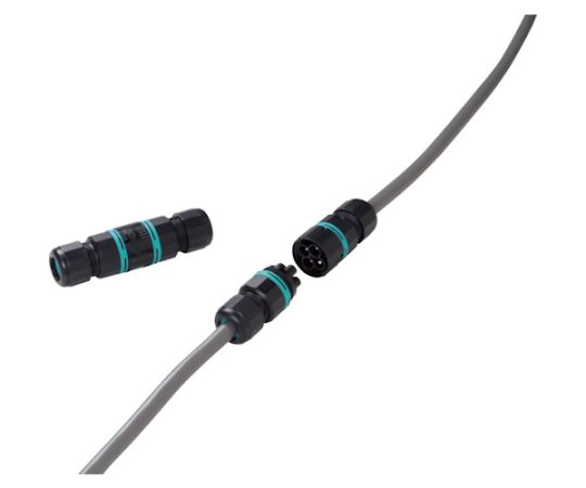 플러그식 방수 중계 커넥터 THB387-4P 1개