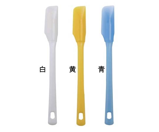 Silicone Rubber Spatula S White 1pc