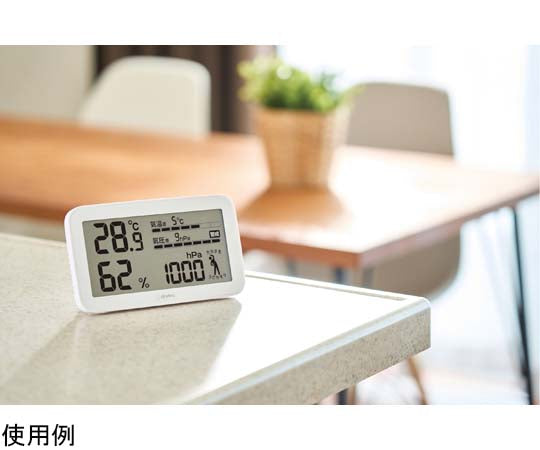 気圧がわかる温湿度計 天気deミカタ O-707WT 1個