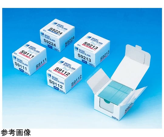 スライドグラス 標準大型スライド水縁磨 50枚入 S9213 1箱(50枚入)