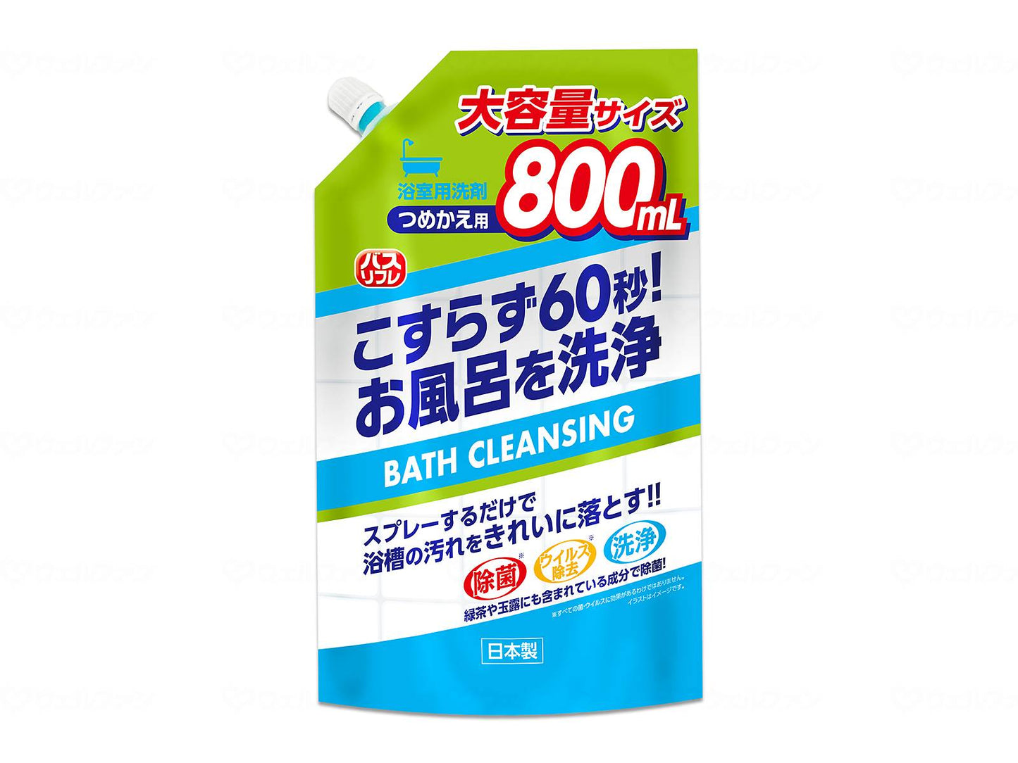 ライオンケミカルバスリフレ バスクレンジングつめかえ ケース 800ml