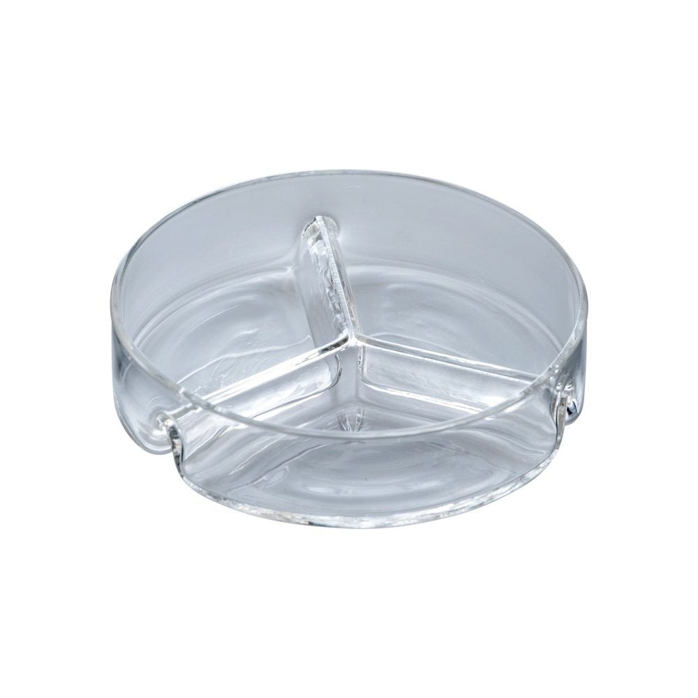 Compartment Petri dish with lid, 3 compartments, 1 set