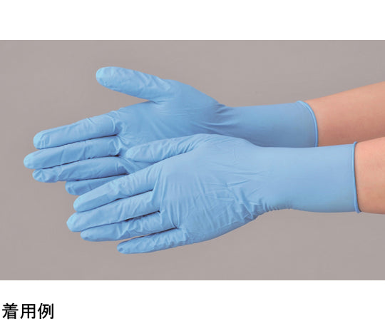 니트릴 극박 장갑 파우더 프리 블루 LL 100장×20상자 520BLL 1케이스(100장×20상자입)