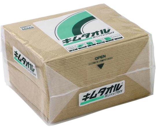 GA キムタオル ブラウンポリパックDIY #146976 50束入 #61040 1袋(50束入)