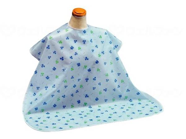 Pigeon Tahira Shoulder-covering Meal Apron, Blue