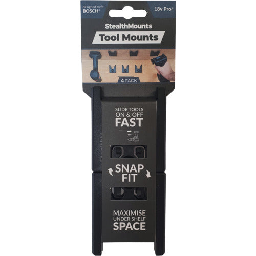 스텔스 마운트 툴 마운트 보쉬 18V용(4개들이) 블랙 TM-BO18-BLK-4 1개