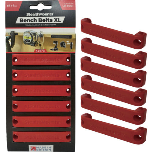 ステルスマウント ベンチベルトXL(6個入り)レッド BB-XL-RED-6 1 個