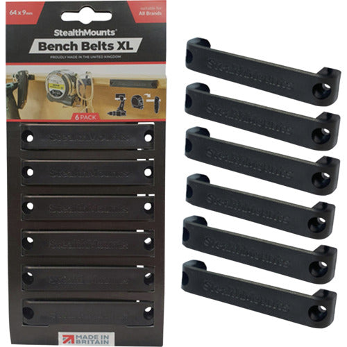 스텔스 마운트 벤치 벨트 XL(6개들이) 블랙 BB-XL-BLK-6 1개