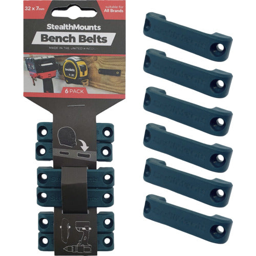 ステルスマウント ベンチベルト(6個入り)ブルー BB-BLU-6 1 個