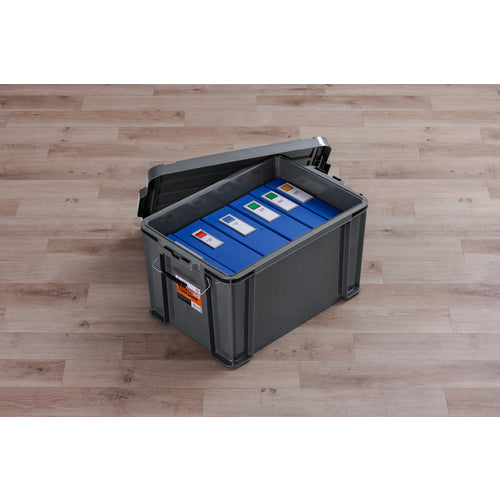 IRIS 299206 Buckle Container BL-45R Charcoal Gray BL-45R-TH 1 pc