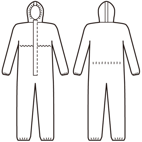 Nikko Bussan Chemical Protective Suit Barrierman P6040 M P6040 M 1 piece