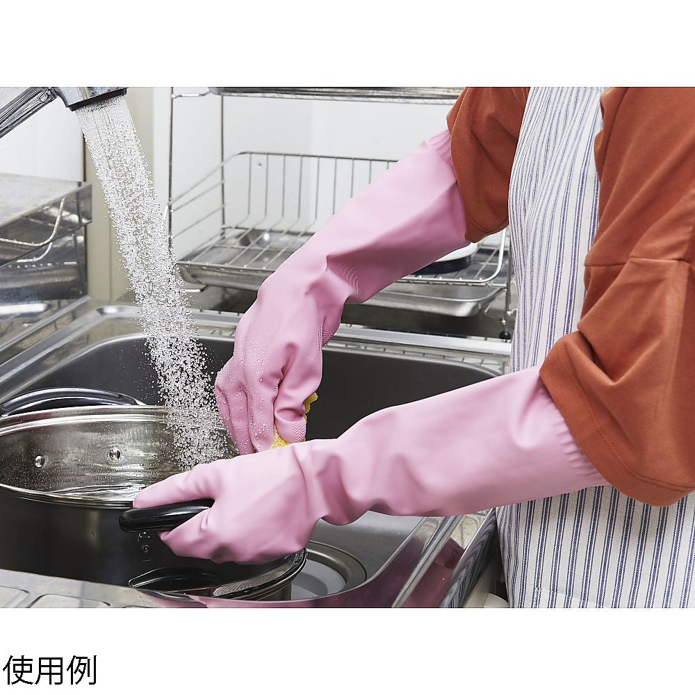 트와로브 천연 고무 아츠 손 롱(핑크) M 215-PM 1쌍