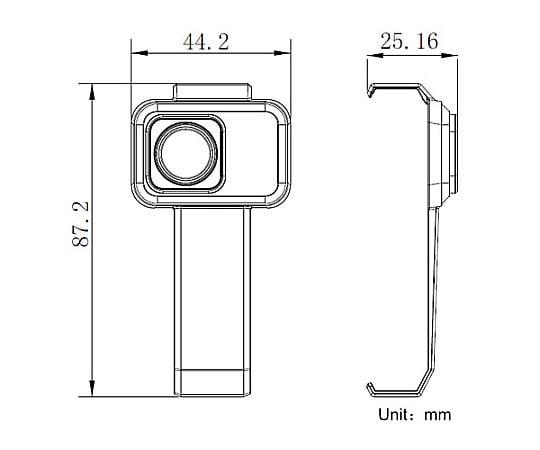 HIKMICRO Pocket series compatible macro lens for Pocket1, Pocket2, PocketE HM-P201-MACRO 1 piece