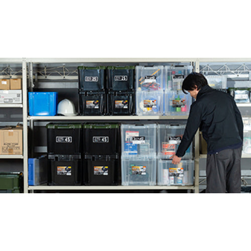 JEJアステージ 【7月1日〜8月4日まで】ロックストッカー#25 ブラック 3個+NTボックス25X 1個 まとめ買い10%OFFキャンペーン LOCK-25BK3P-PLUS-NT25X 1 S